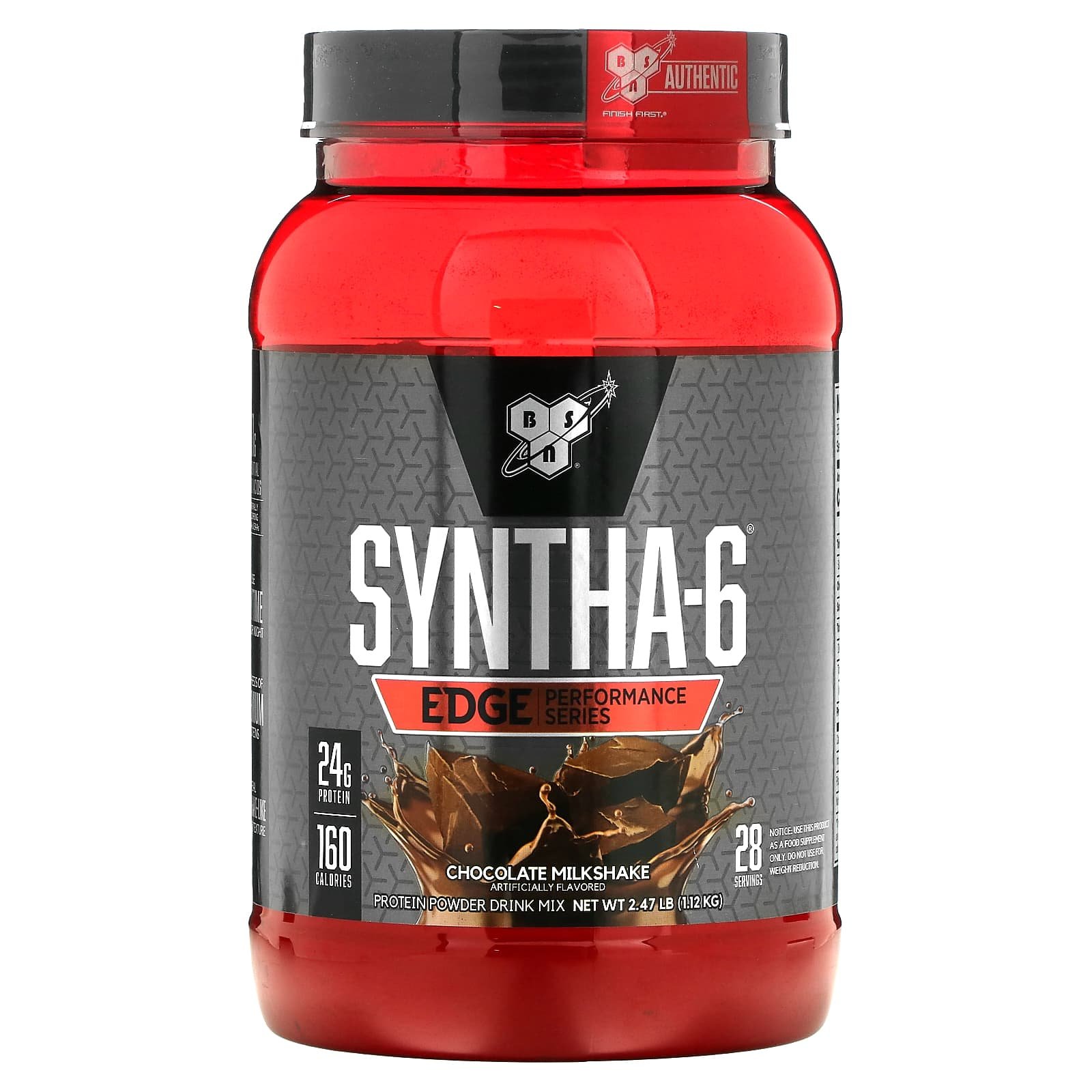 BSN Syntha-6 Edge Performance Series, 2.47lb chocolate milkshake