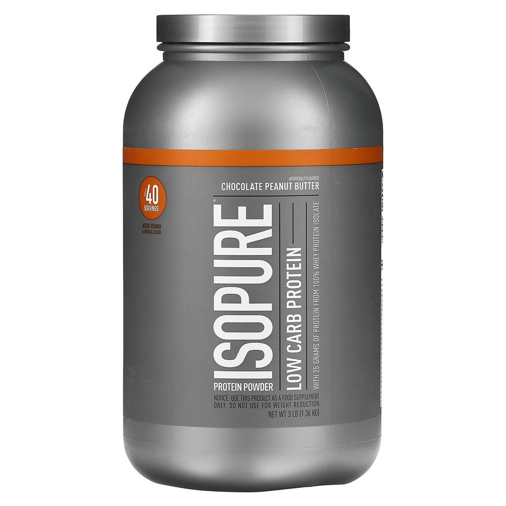 Nature's Best Isopure Low Carb Protein, 3LB Chocolate Peanut Butter