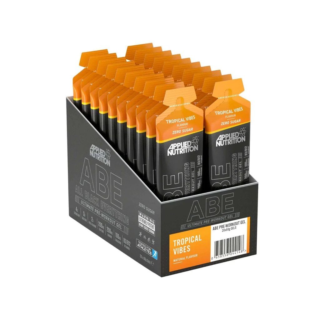 Applied Nutrition ABE Ultimate Pre Workout Gel, Tropical Vibes, Box of 20 Pieces