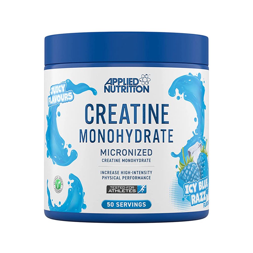Applied Nutrition Creatine Monohydrate Micronized, Icy Blue Raz, 250 Gm