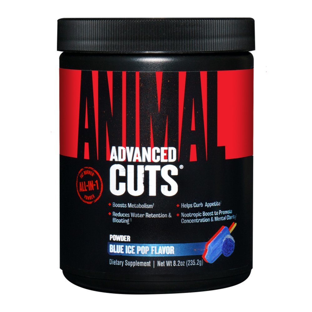 Universal Nutrition Animal Advanced Cuts Powder, Blue Ice Pop, 42