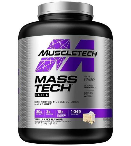 Muscletech Mass Tech, Vanilla Cake, 7 LB