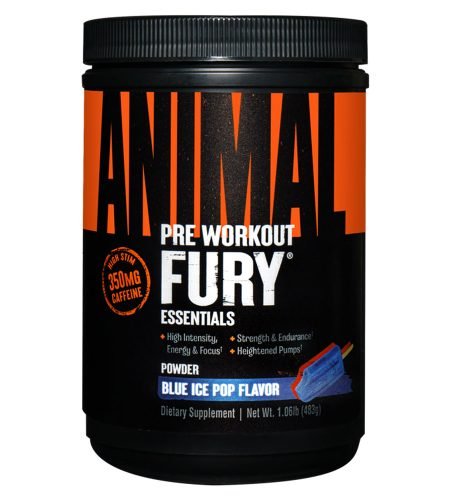 Universal Nutrition Animal Fury, Blue Ice Pop, 30